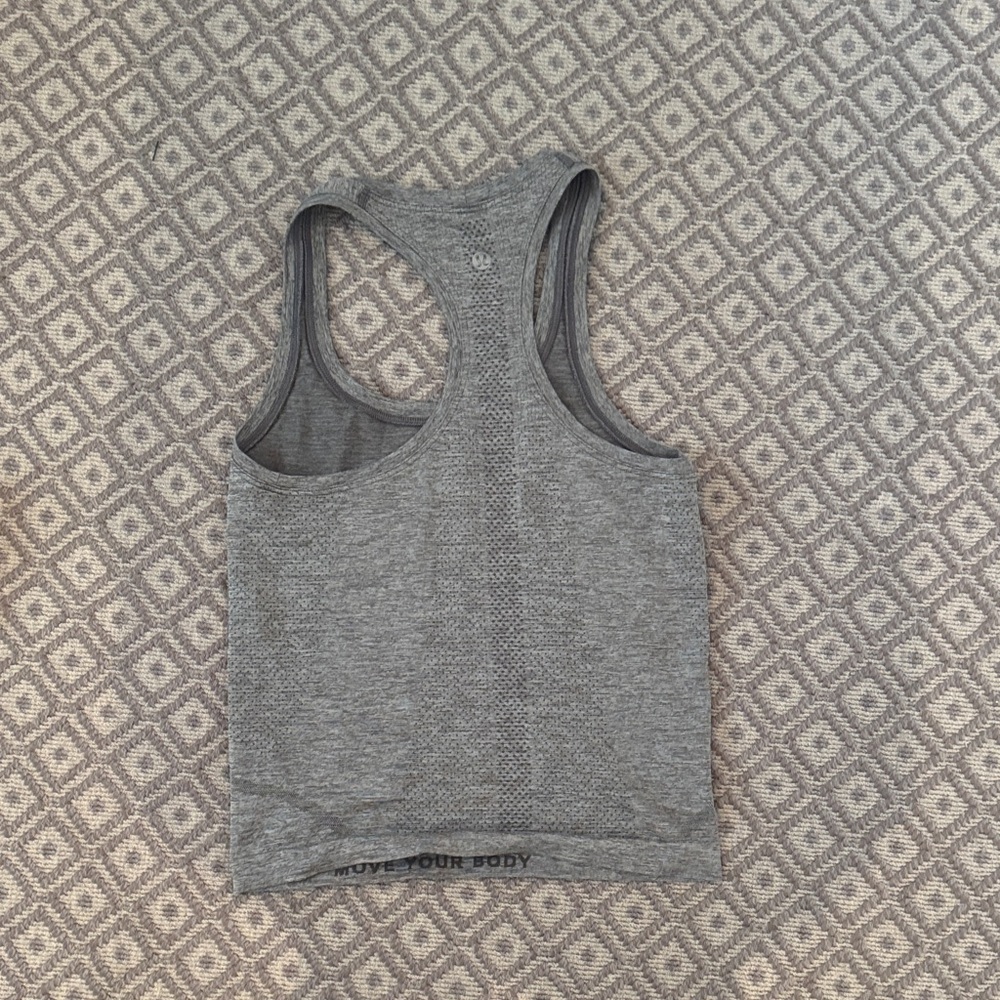Lululemon Gray Racerback Tank Top